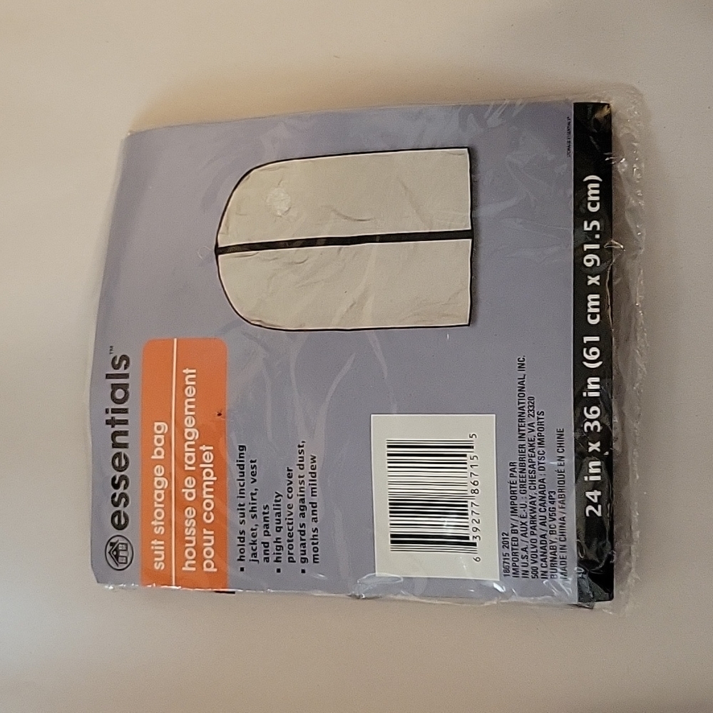 Essentials Suit Storage Bag